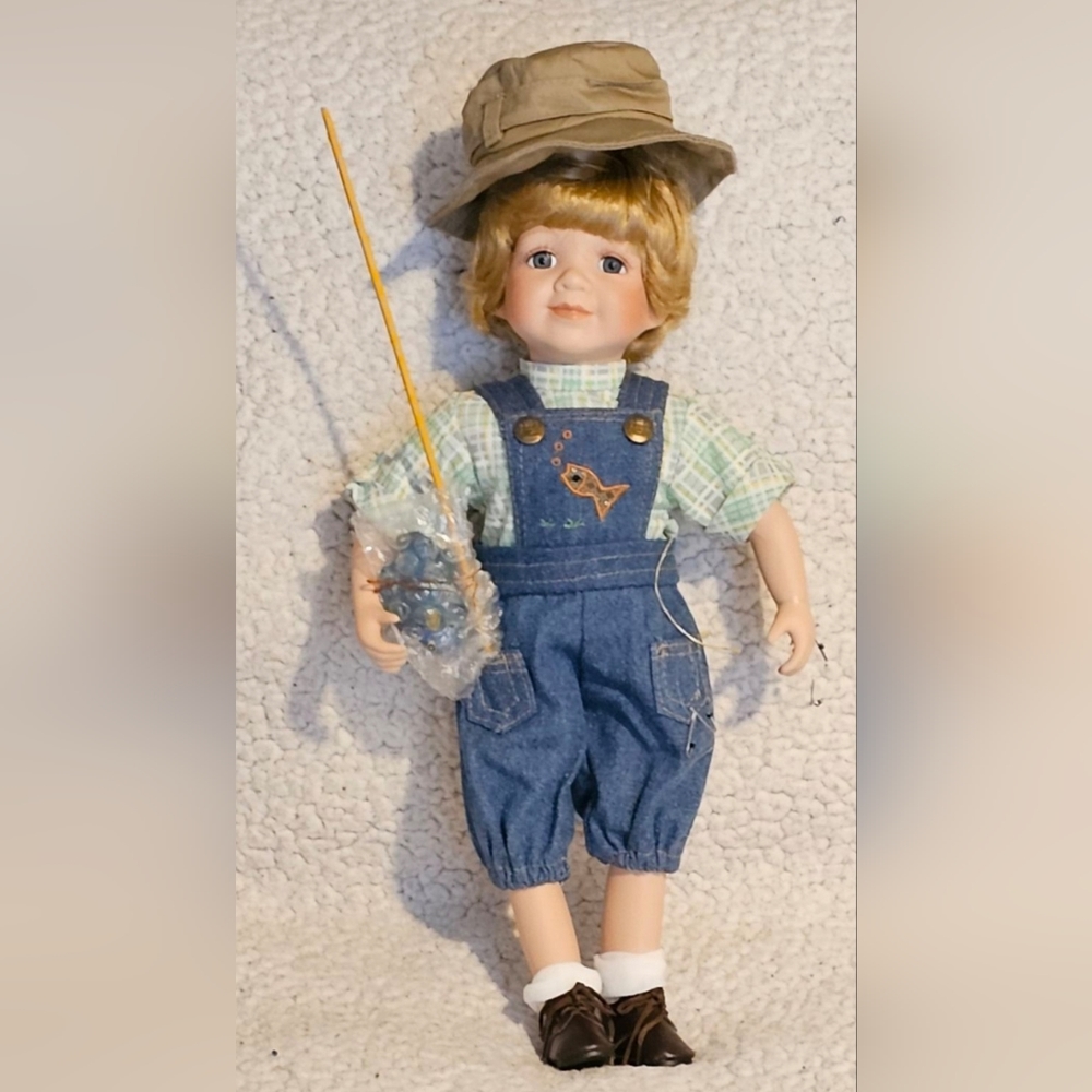 Collections Vintage Porcelain Boy Doll